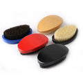 Soft Medium Hard Low MOQ Curved Hair Brush Custom logo 360 Wave Brush