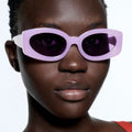 3656 Hot Sale Full Frame Sunglasses Candy Color Uv400 Travel Party Sunglasses High Quality Jelly Color Lens Beautiful Sunglasses