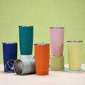 Everyday Double-Wall Stainless Steel Tumbler Straw Portable Insulated Coffee Mug for Office Home Car Use Durable Daily Companion