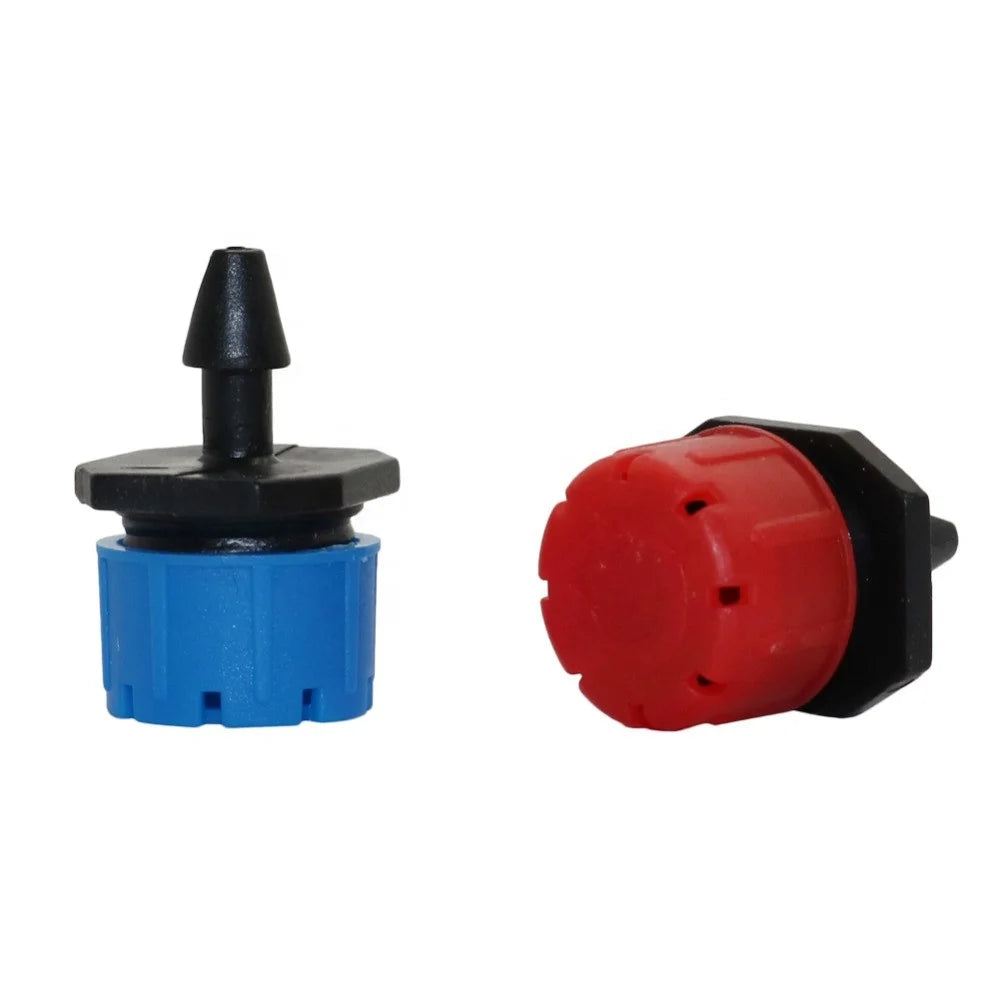 Adjustable Garden Micro Drip Irrigation 8 Hole Red Dripper Emitter for 1/4 Inch Hose