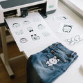 Durable Transparent Wash Away Embroidery Backing Transfer Sticker for Lace Work and Light Stitch Projects-Use on Clothing Shoes