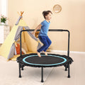 Children Trampoline With Handle Jumping Bed Kids Mini Indoor Trampolines Workout Bed Home New Design