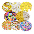 Easter Themed Polymer Clay Slices 3D Rabbit Bunnies Chick Eggs Eggshell Hot Clay Sprinkles for Nail Art Holiday Party DIY Crafts