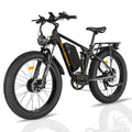 2000W Two Motors 22.4Ah Power Full Suspension Hydraulic Brake 48v Fat Tire Ebike Aluminum Alloy Frame Long Range Fat Bike
