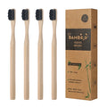 Eco Wood Bamboo ultra Soft Toothbrush for Adult Biodegradable Super Soft Nano Toothbrush