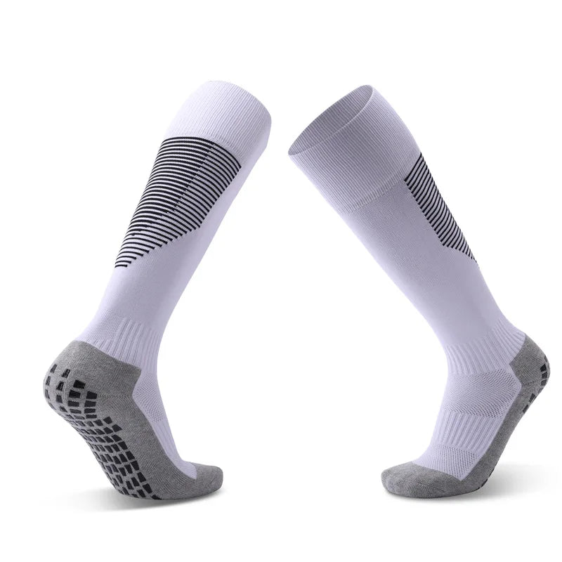 Striped Socks Customize Socks With Logo Sports Training Fashion Running Football Trampoline Anti Slip Grip Socks Soccer