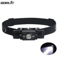 Boruit Rechargeable Head Light 18650 Battery Led Light 6 Modes Headlamp Ipx6 Waterproof Headlight