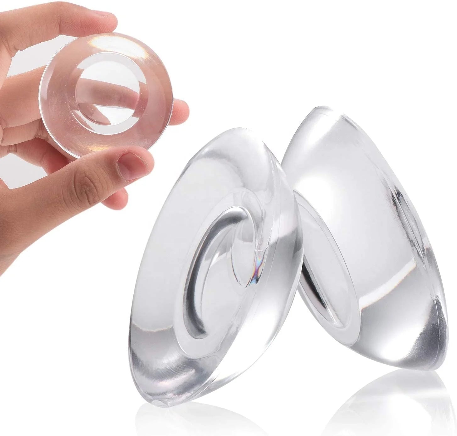 Furniture Accessories Transparent Muted Door Stopper Reduce Noise Door Handle Protector for Wall Anti Collision