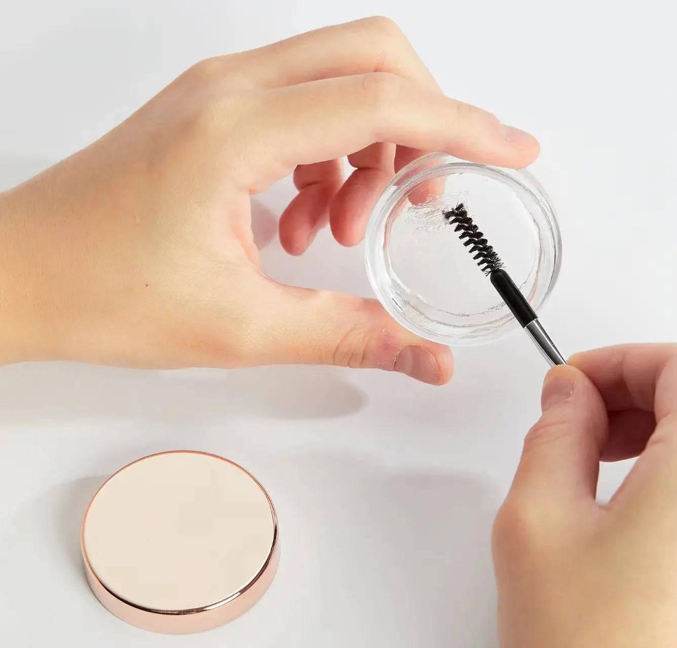 OEM 5 Colors Cream Texture Free Design Waterproof Private Label Tinted Sculpt Clear Styling Freeze Wax Eyebrow Brow Soap Gel