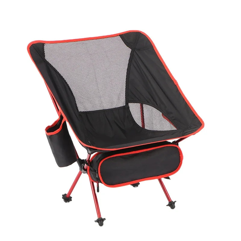 Outdoor 7075 Aluminum Alloy Folding Picnic Moon Chair Outdoor Ultralight Leisure Foldable Chair