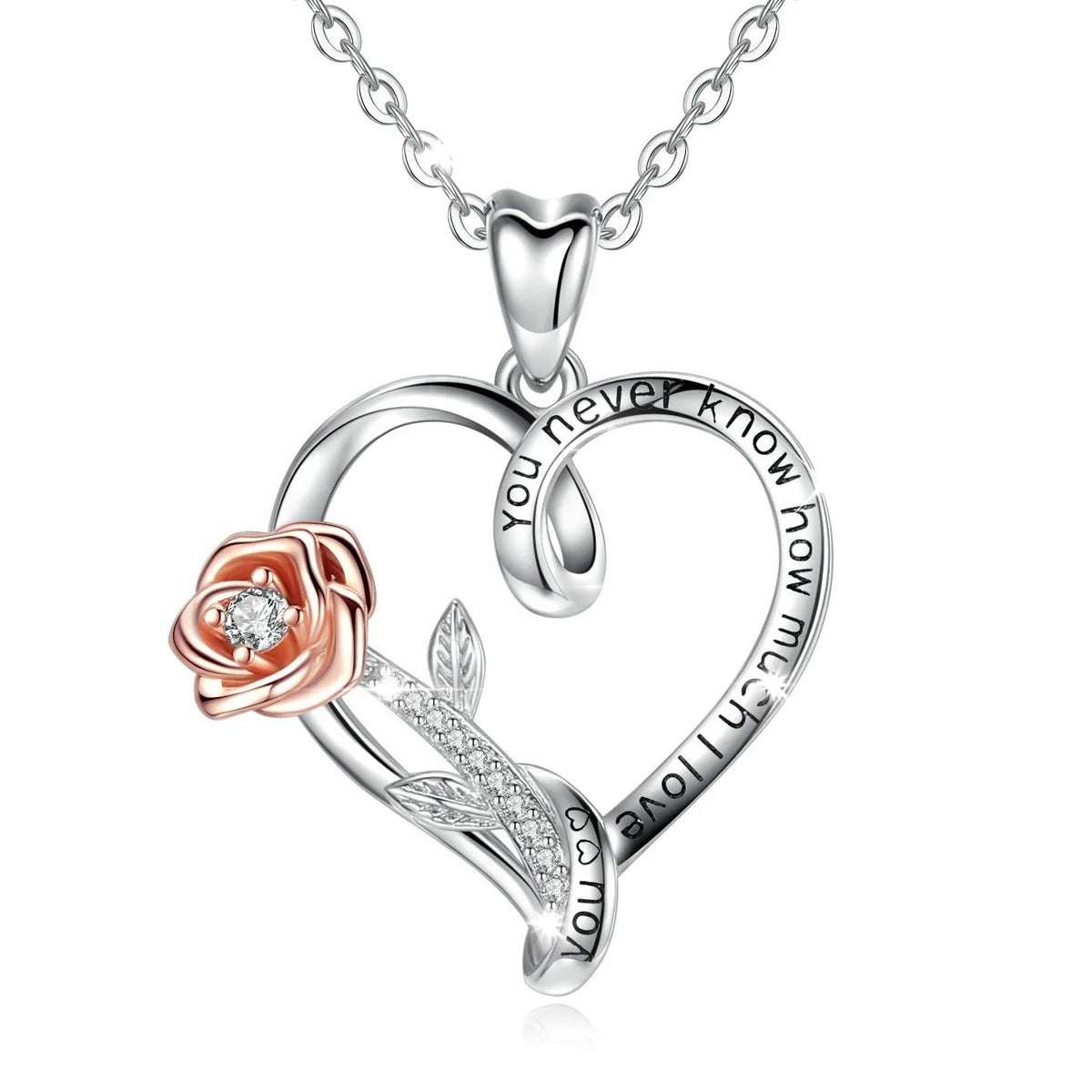 Isunni Personalized Customization 925 Sterling Silver Necklace Jewelry Pendant