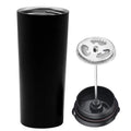WeVi 500ml Stainless Steel Travel French Press Tumbler Cups Vacuum Insulated Novelty Design Metal Camping Tumbler for Coffee