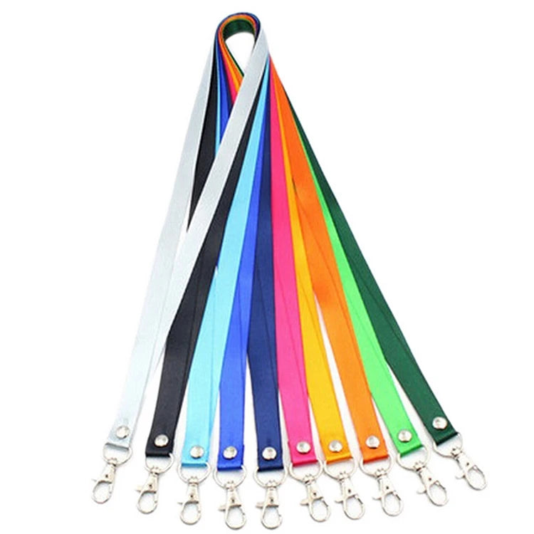Factory Price Neck Strap Lanyard Safety Breakaway for Mobile Phone USB Holder ID Name Badge Holder Keys Metal Clip Lanyard