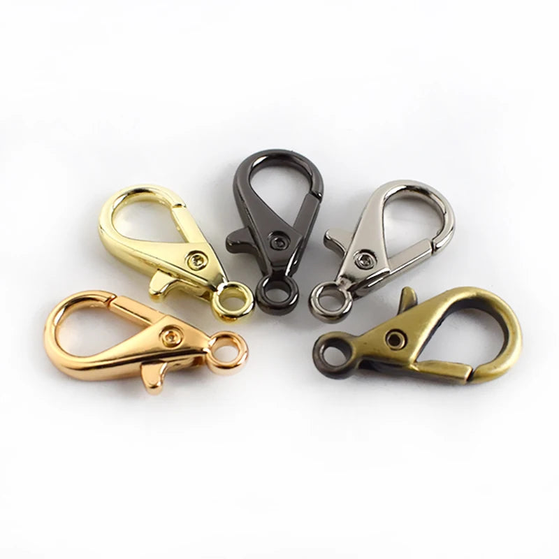 Meetee BF455 Alloy Lobster Claw Clasp for Making Pendant Key Ring Buckle DIY Bag Chain Clasp