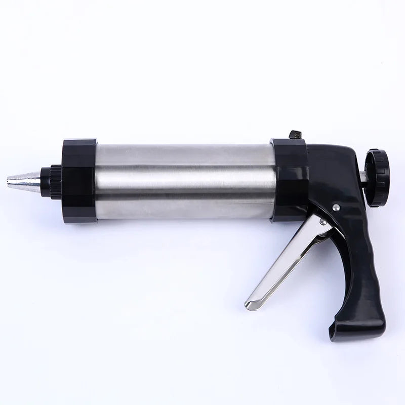 In Stock Stainless Steel Cookie Press Baking Mold and Cream Piping Gun Household Cookie Cutter for Cake Decorating