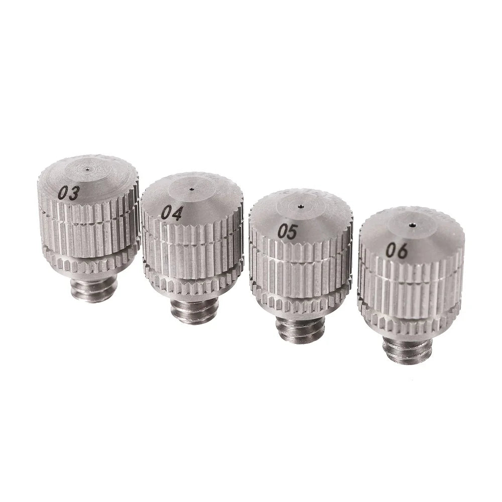Low Pressure Misting Nozzle Stainless Steel 0.3/0.4/0.5/0.6mm Irrigation Humidification Disinfection Cooling Sprayer
