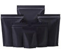 Matt Black 150/250/500/1000g Aluminum Foiled Coffee Bag Resealable Zipper Food Packaging Stand Plastic Pouch Stock Product