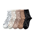 Women's Cotton Socks Cute Cat Cartoon Design Anti-Slip Disposable Sports Socks for Autumn Season for College Sports