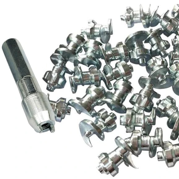 JX100 Carbide Stud Screw Tire Studs for Fat Bike 100pcs with Installation Tool