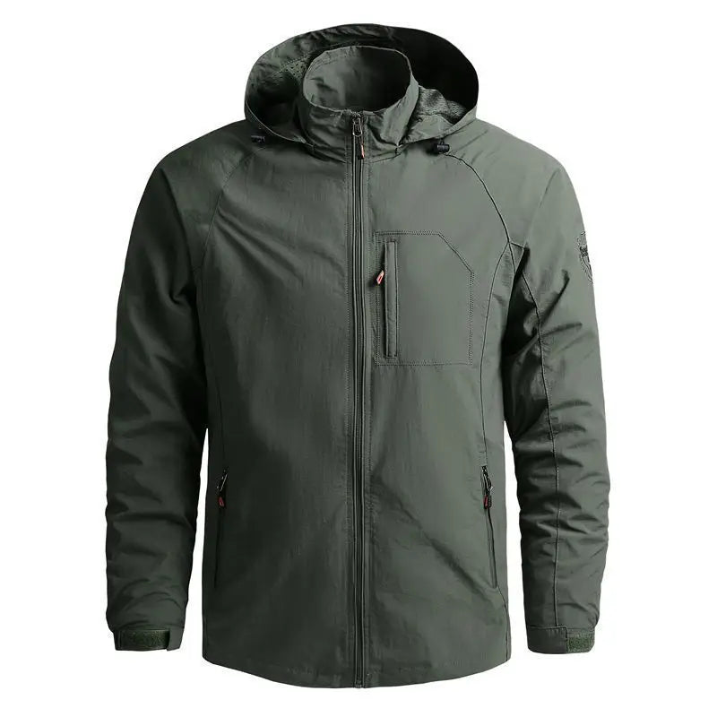 Wholesale High Quality Men's Autumn Hiking Jacket Outdoor Hardshell Jackets Custom Waterproof Breathable Mens Windbreaker Jacket