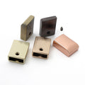 Nolvo World 6 Colors 3/8" Metal Zipper Sliders End Stoppers Repair Sewing Zipper Ends Metal Clips