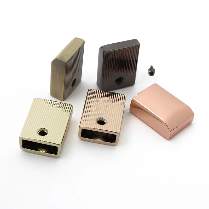 Nolvo World 6 Colors 3/8" Metal Zipper Sliders End Stoppers Repair Sewing Zipper Ends Metal Clips MegaBDM