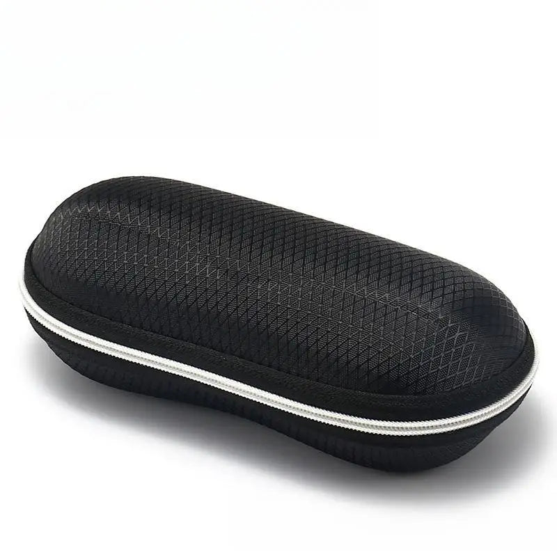 Wholesale Sunglasses Cases EVA Zipper Travel Portable Myopia Glasses Box Large Space Packing Black Eyeglasses Box Models