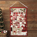 Soft Felt Fabric Christmas Tree Ornament Advent Countdown Calendar-Factory Wholesale Indoor Decoration