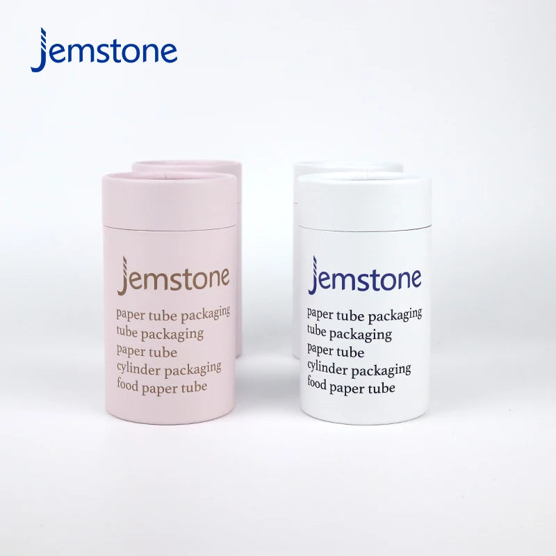 Custom Personal Design Printed Food Powder Tea Coffee Paper Tube Craft Candle Cylinder Packaging Kraft Cardboard Tube