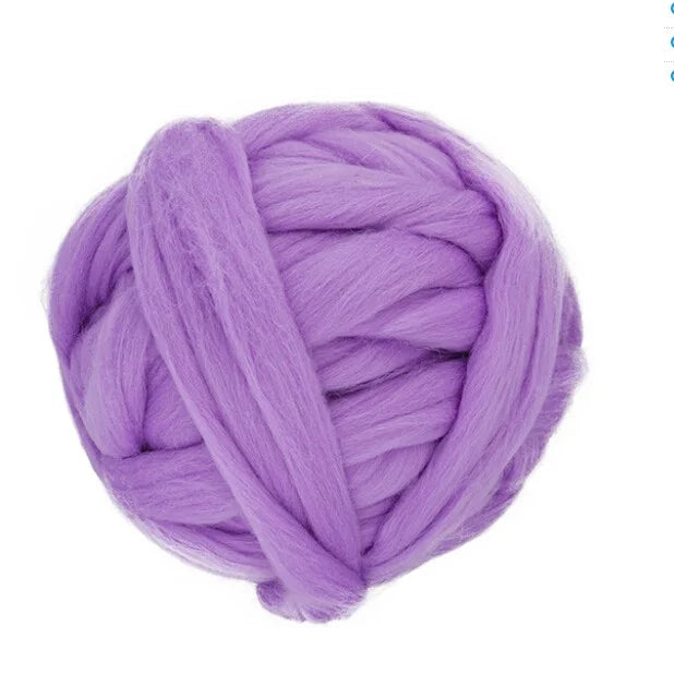Handmade Super Chunky Blanket Use Wholesale Price Chunky 66s 100% Merino Wool Yarn