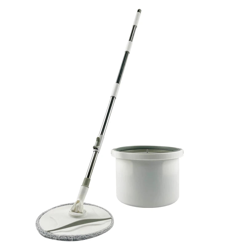 Hand Free Mop Bucket Telescopic Wet Dry Spin Magic 360 Rotating Mop for Floor Cleaning Washing Spinner