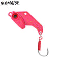 NEWMAJOR Vibra Lure 2.5g/4.5g Multi-Color Hard Casting Sinking Lures Sequins Printed Condition for River Saltwater Fish Fishing