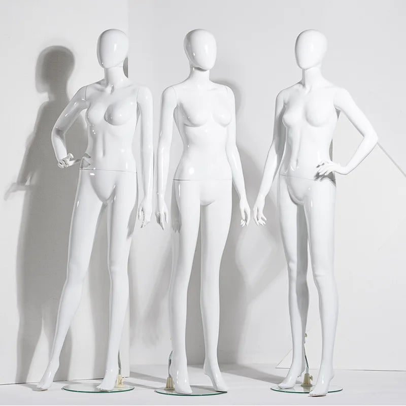 Hot Selling Mannequins Full Body Female Abstract White
