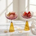 Lightweight Modern Vintage Handmade Multi-functional Reusable Glass Dessert Bowl Cup for Interior Design & Hospitality Projects MegaBDM