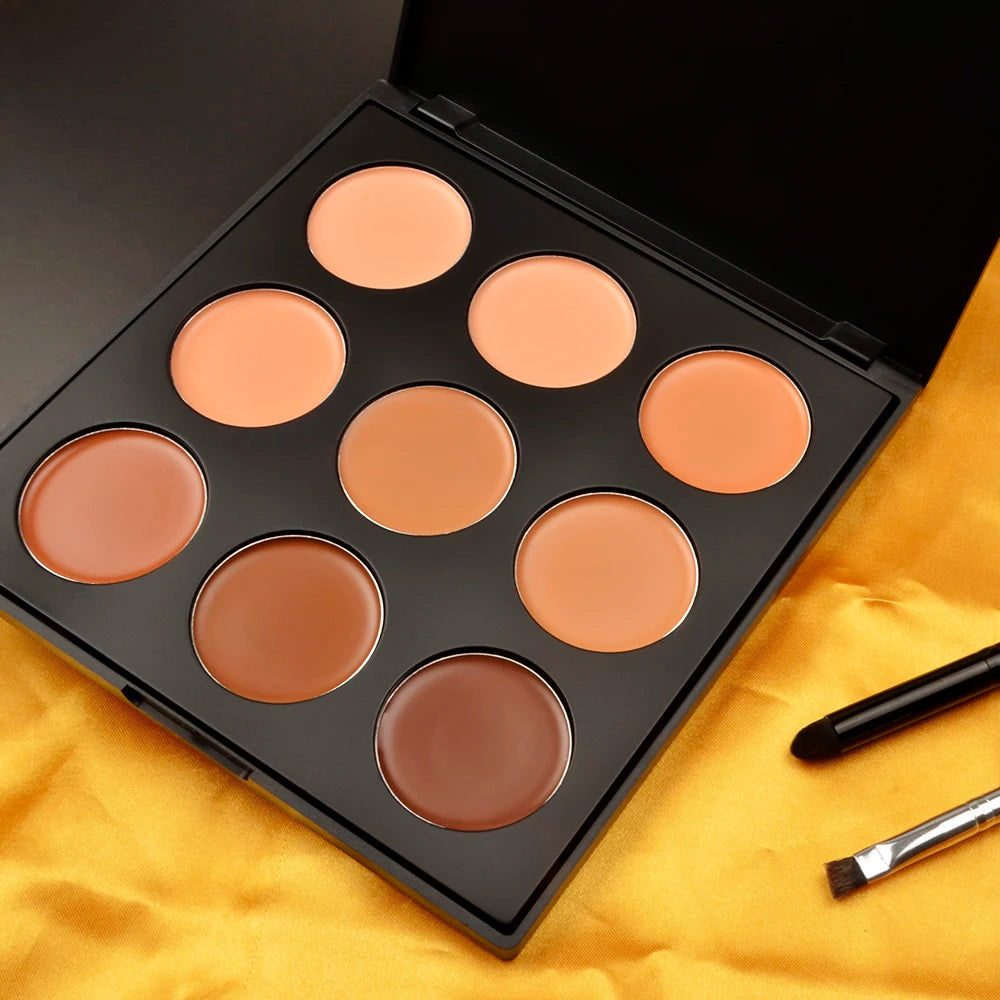 Best-selling Customizing logo Long-lasting Waterproof Vegan Natural Whitening High-quality Private Label Cream Concealer Palette