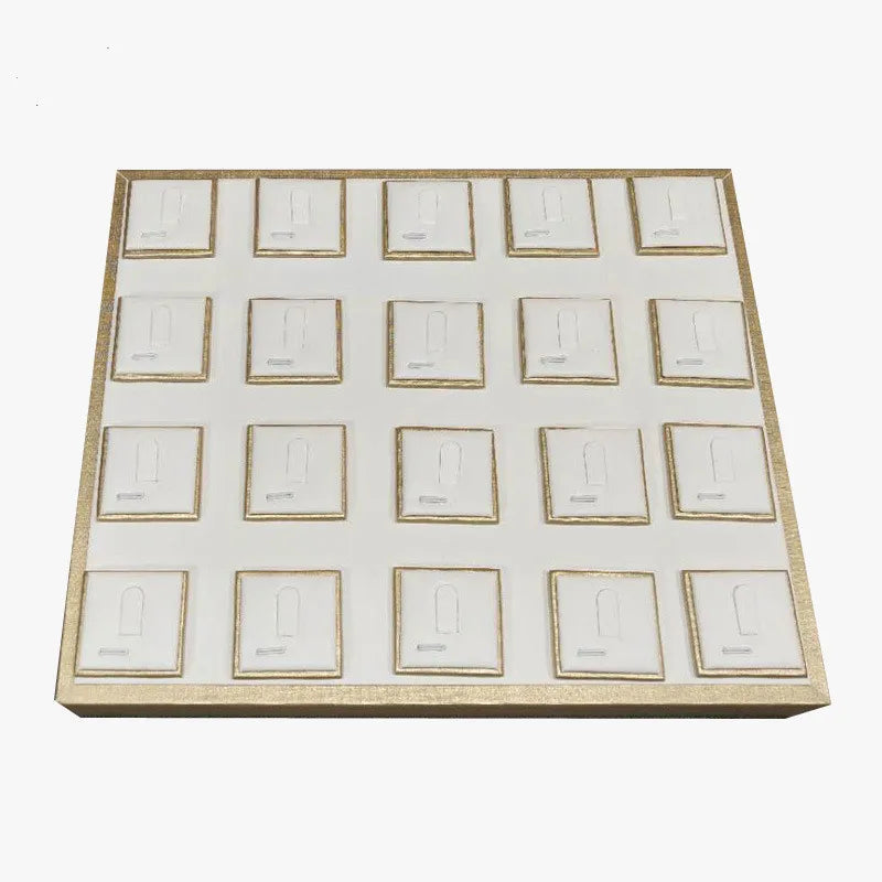 Factory Wholesale Custom Rings Earrings Pendants Stack Leather Magnetic Suction Movable Jewelry Display Tray