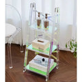 Modern Acrylic Side Cabinet Bookshelf Multi-layer Storage Shelf for Home Furniture Display Stand