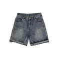 Custom Embossed Streetwear Shorts Pants Men Fashion Baggy Men's Jorts Work Half Pants Loose Carpenter Denim Jean Shorts