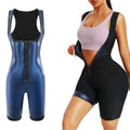 Women's 3-in-1 Full Body Shaper Tummy Control Sauna Suit Waist Trainer Home Workout Belly Fat Workout Vest Weight Loss