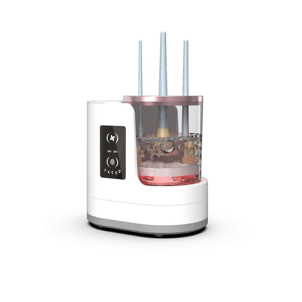 Automatic Electric Makeup Brush Cleaning Machine & Dryer with USB Power 850 RPM Motor for Home Use