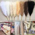 YOPIN A24 Wedding Flowers Home Decor Faux Pampas Grass Artificial Plants Pampas Grass