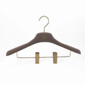 Luxury Grey Strong  Wide Shoulder Velvet Flocked Plastic Coat Hanger