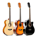 Deviser L-706 Cheap Price 40 Inches Acoustic Guitar for Beginner Colourful Folk Guitar Factory Wholesale in China Accept OEM