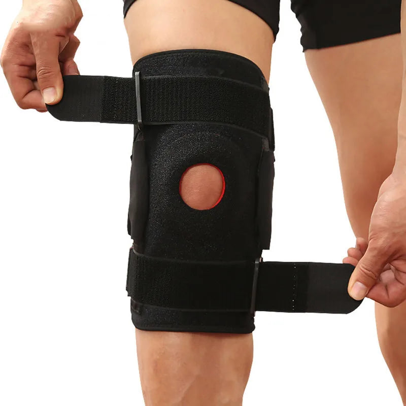 New Products Elastic Breathable Sport High Elastic Compression Knee Sleeve Brace Knee Support
