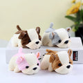 Dog Plush Keychain Doll Pendant Cute Cotton Fluffy Stuffed Animal Toys Puppy Bag Charm Accessories Key Chains