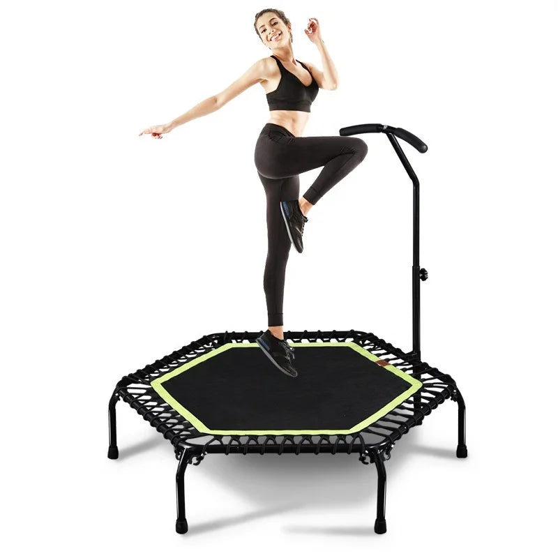 Custom Foldable Mini Trampoline for Home Exercise PVC Indoor Body Building Trampoline Park for Boys and Girls