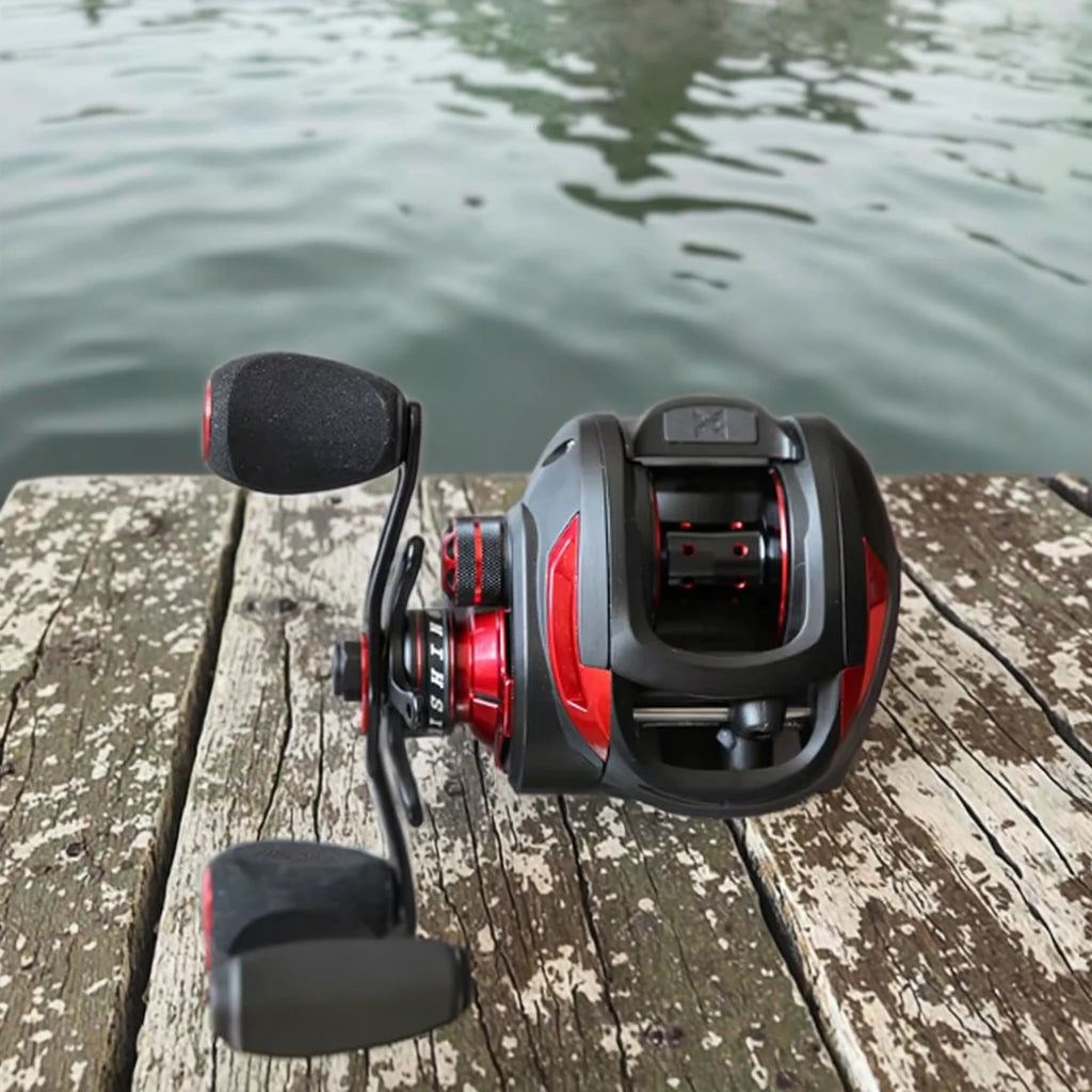 Histar OEM TA100 CNC Precision Machined Main Gears Drag 5-7KG 5+1BB-9+1BB Plastic or Carbon Baitcasting Reel