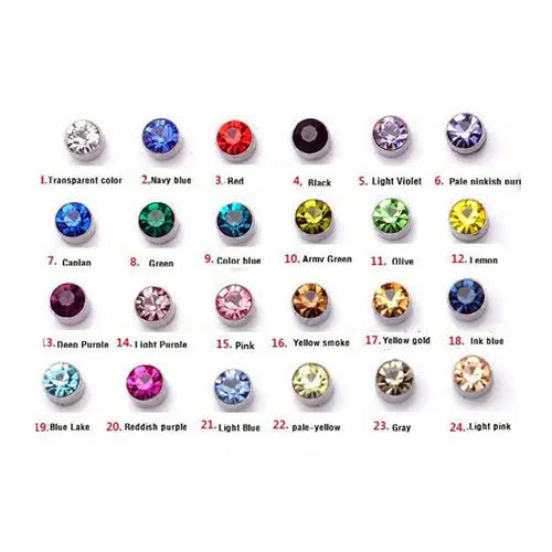 Men's Hotselling Fashion Magnetic Stud Earrings Mixed Colors and Sizes for Wedding Engagement Party Anniversary or Gift