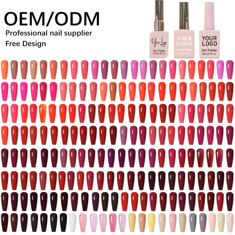 Kudan Professional Nail Supplier 15ml Hema Free Gel Polish 3000 Color Uv Gel Nail Polish