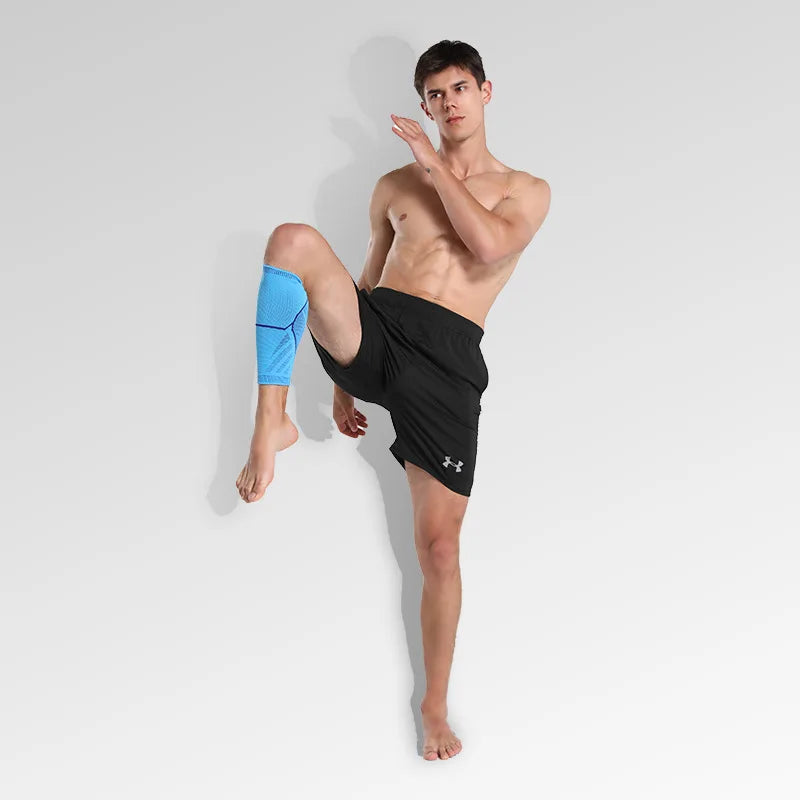 Wholesale Woman Man Sports 20-30 Mmhg Pressure Rate Compression Calf Leg Sleeve Brace Protector for Running Basketball Football